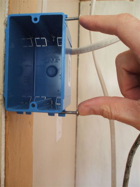 blue electrical box install|electrical box installation cost.